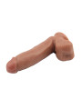 Dildo Dual density Fashion Dude 17 x 3.6 cm Bronceado