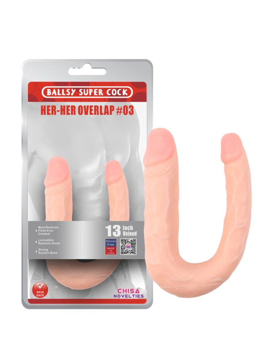 Dildo Doble Her-Her Overlap N3 Natural