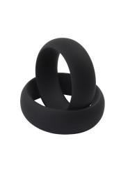 Anillo para el Pene Infinity Silicona M Negro