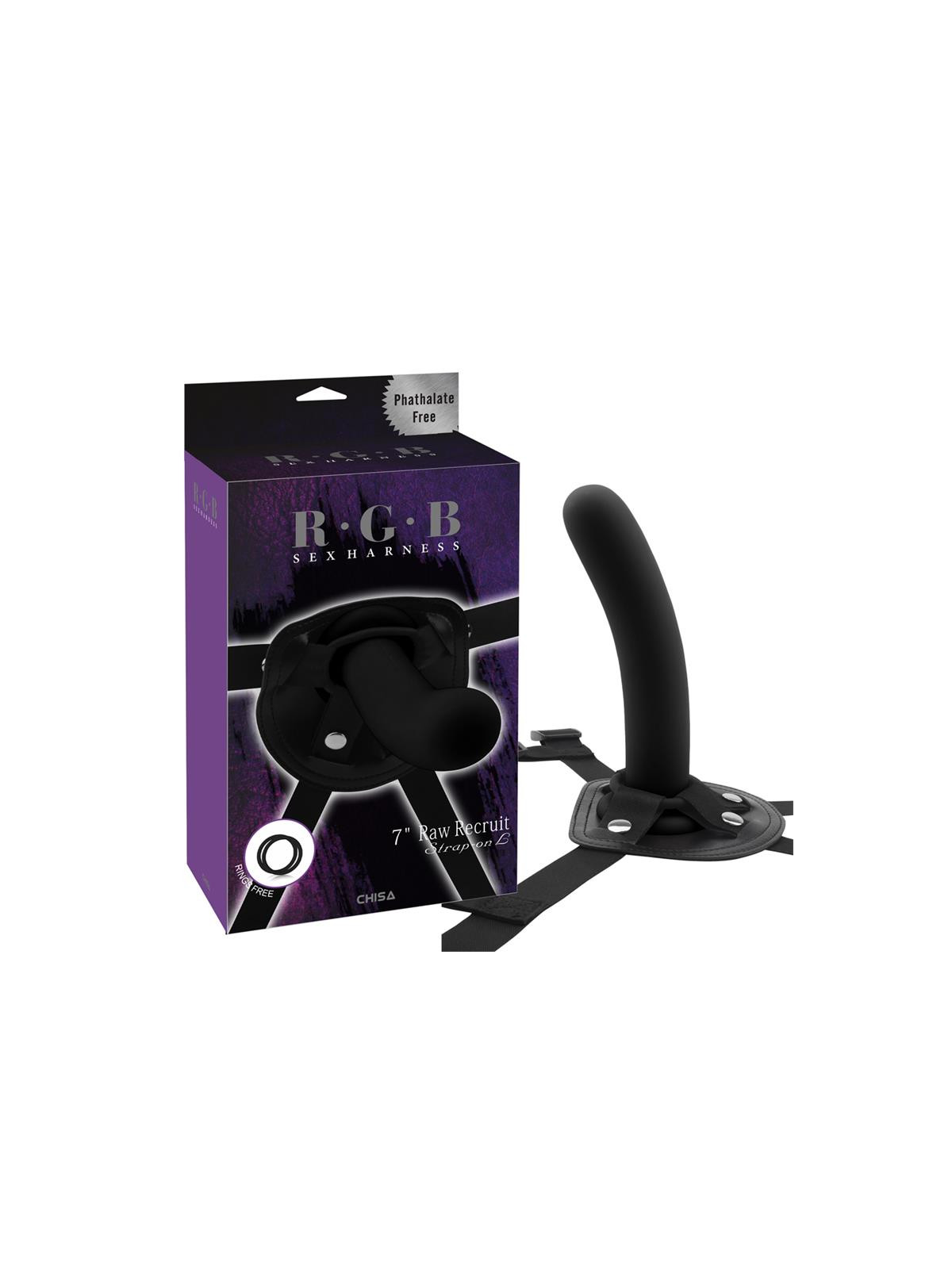 Arnés con Dildo Raw Recruit Talla L Negro