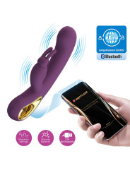 Liam Vibrador Punto G Silicona con APP Morado