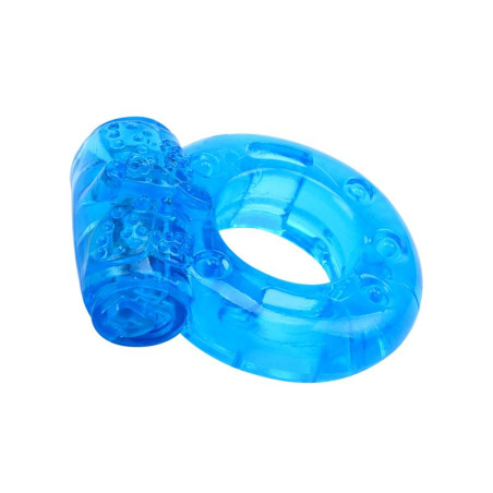 Anillo para el Pene y Vibracion 1.8 cm Azul