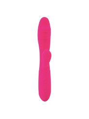 Candy Vibrador con Conejito Punto G USB Silicona Fucshia