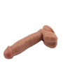 Dildo Dual Density Fashion Dude 17.8 x 4 cm Bronceado