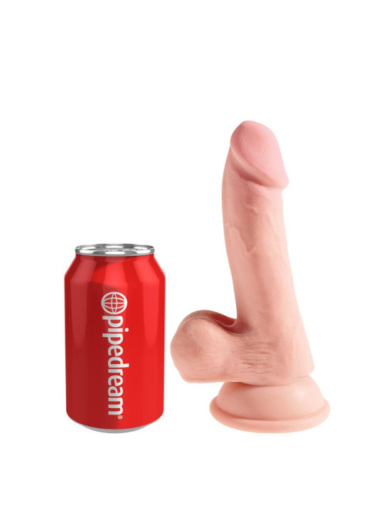 Dildo Triple Densidad con Testículos 6.5