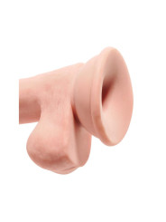 Dildo Triple Densidad con Testículos 6.5