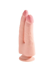 3D Dildo Doble Penetración Triple Densidad Plus 9.5 Natural