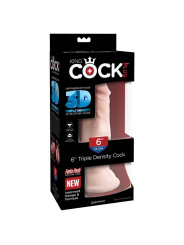3D Dildo Triple Densidad Plus 6 Natural