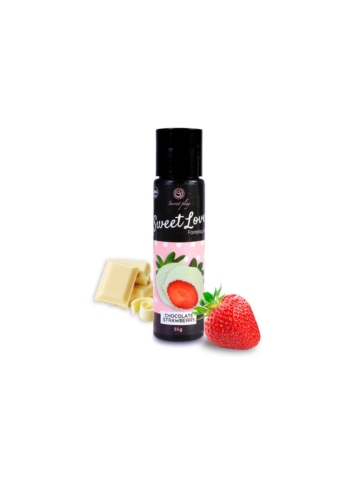 Sweet Love Lubricante Fresa & Chocolate Blanco 60 ml