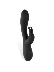 Noir Vibrador Silicona Líquida Inyectada 2 Motores USB