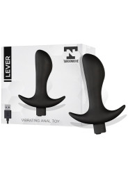 Lever Plug Anal con Vibración USB Silicona