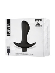 Lever Plug Anal con Vibración USB Silicona