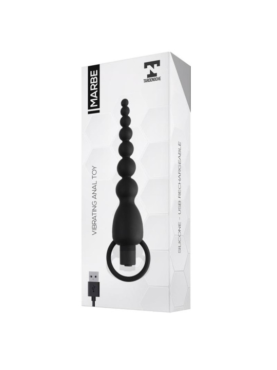 Marbe Cadena Anal con Vibración USB Silicona