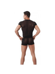 Camiseta Rejilla Negro