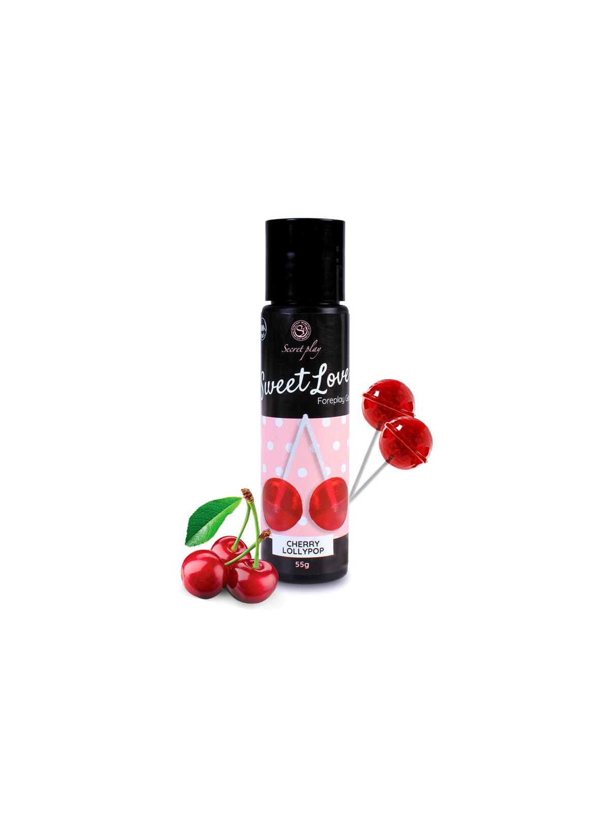 Sweet Love Lubricante Cereza Lollipop 60 ml