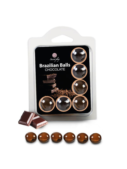 Brazilian Balls Set 6 Chocolate