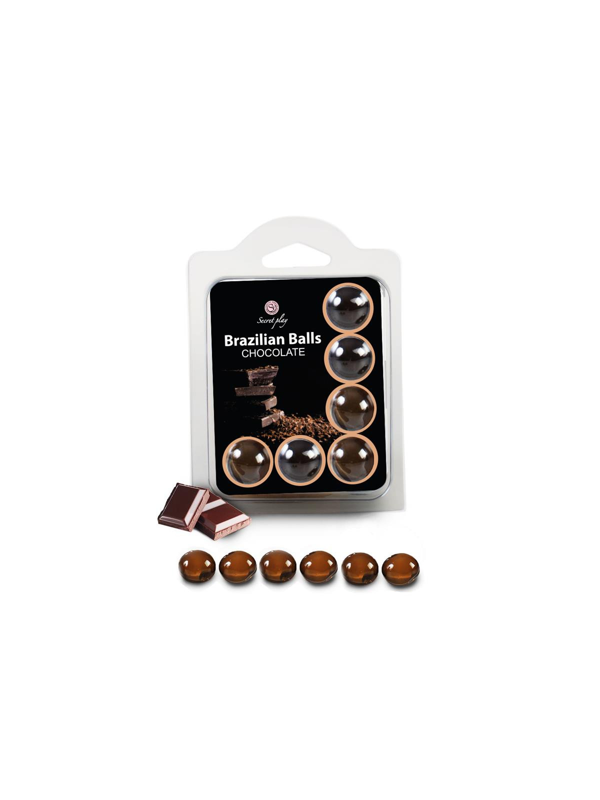 Brazilian Balls Set 6 Chocolate