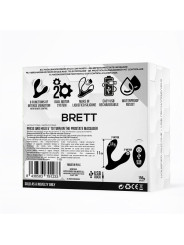 Brett Masajeador Prostático Control Remoto USB Silicona Líquida