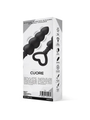 Cuore Plug Anal Silicona Negro