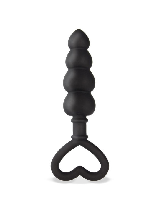 Cuore Plug Anal Silicona Negro