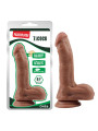 Dildo Dual Density Fashion Dude 20.5 x 4.5 cm Bronceado