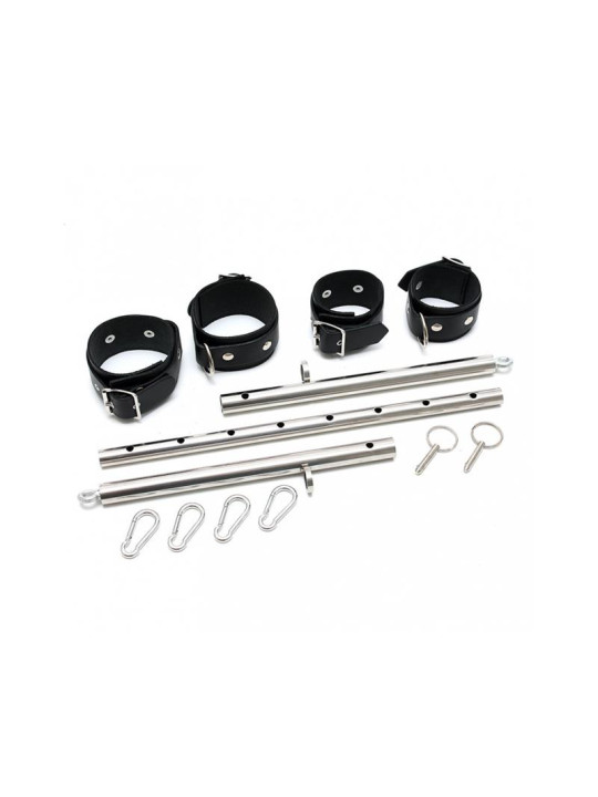 Barra Separadora con Esposas de Pies y Manos Ajustable