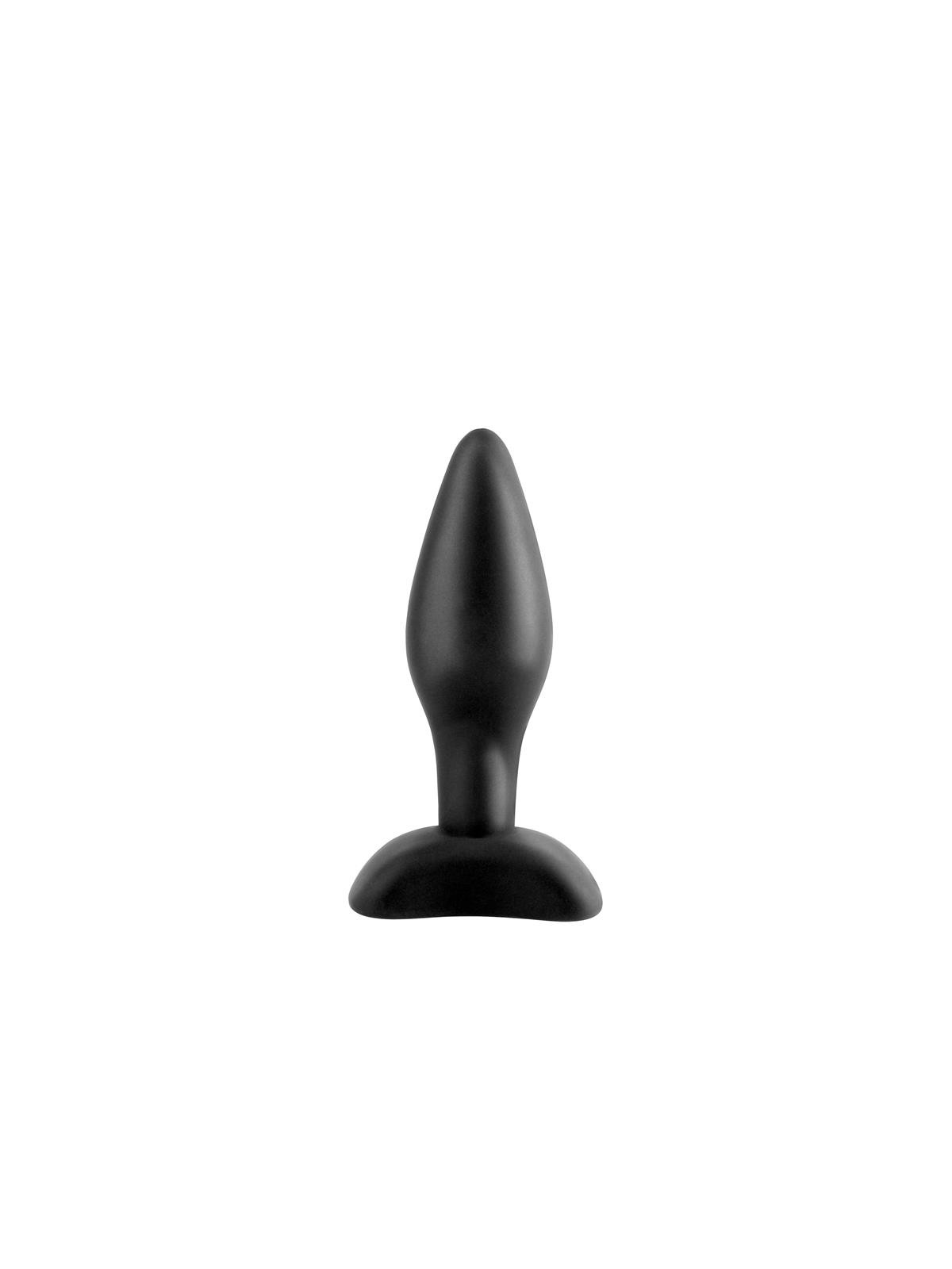 Plug Anal Mini Silicona - Color Negro