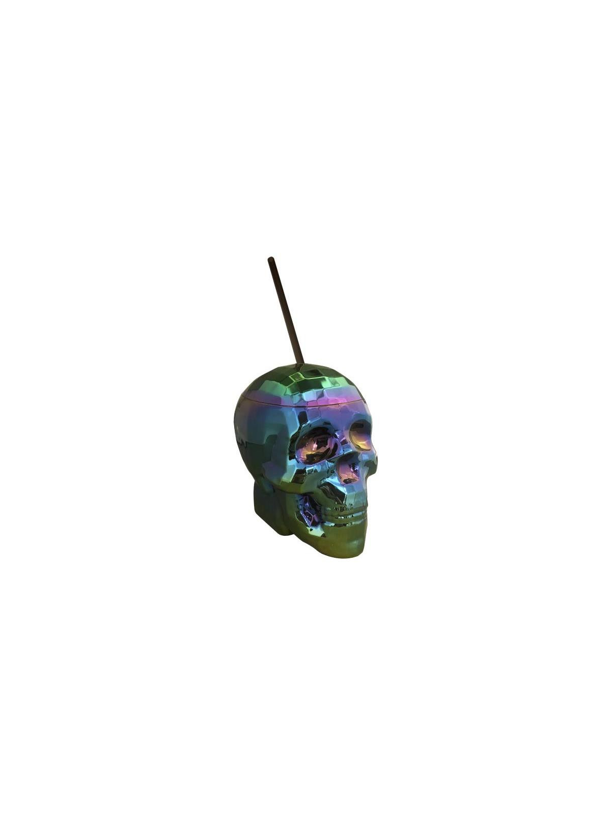 Taza Skull Cup Oil Slick