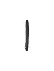 Dildo Doble Flexible Negro 40 cm