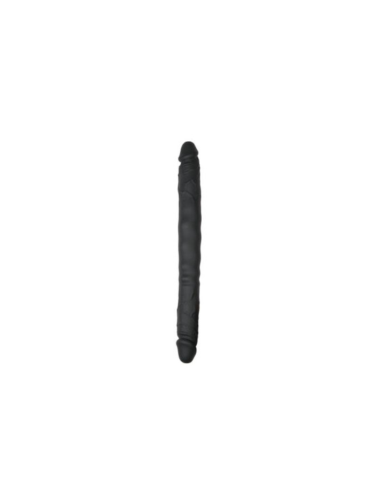 Dildo Doble Flexible Negro 40 cm