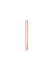 Dildo Doble Flexible Silicona Natural 40 cm