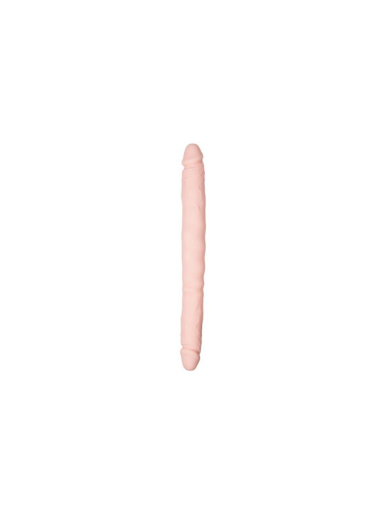 Dildo Doble Flexible Silicona Natural 40 cm