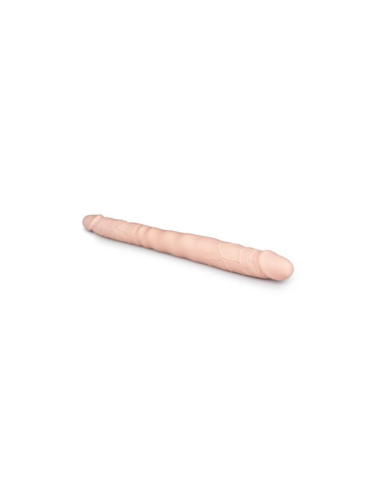 Dildo Doble Flexible Silicona Natural 40 cm