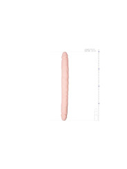 Dildo Doble Flexible Silicona Natural 40 cm