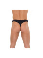 Tanga Rejilla Negro Talla Única