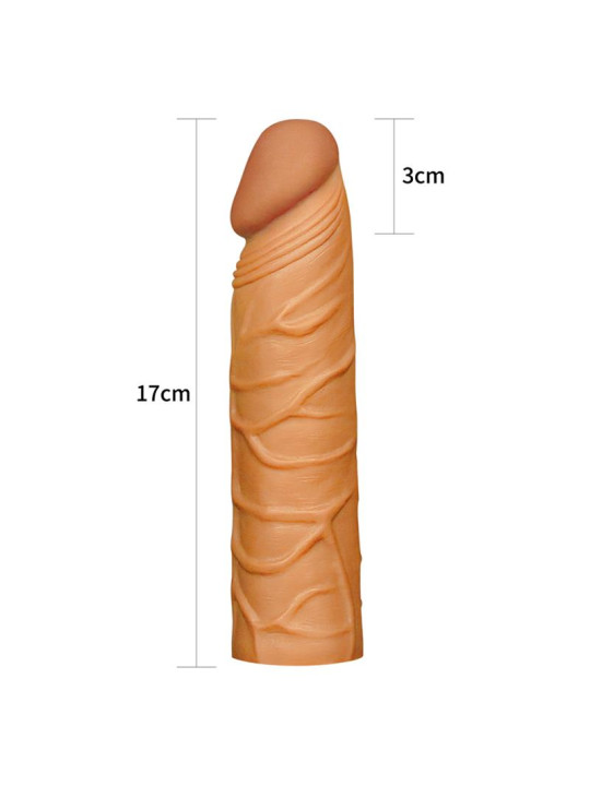 Funda para el Pene Pleasure X Tender Marrón