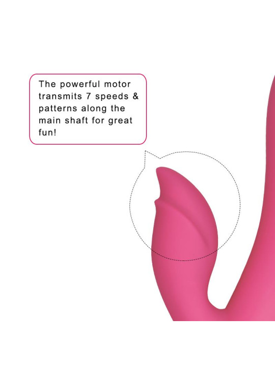 Vibrador Dreamer II USB Rose Red