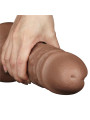 Dildo King 10.5 con Vibración Chubby Marrón