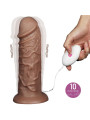 Dildo King 10.5 con Vibración Chubby Marrón