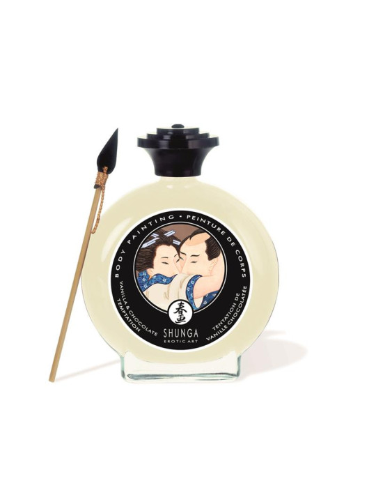 Shunga Pintura Besable Sabor Chocolate Blanco y Vainilla