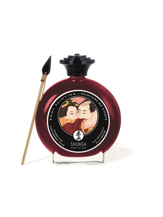 Shunga Pintura Besable Sabor Vino de Fresa