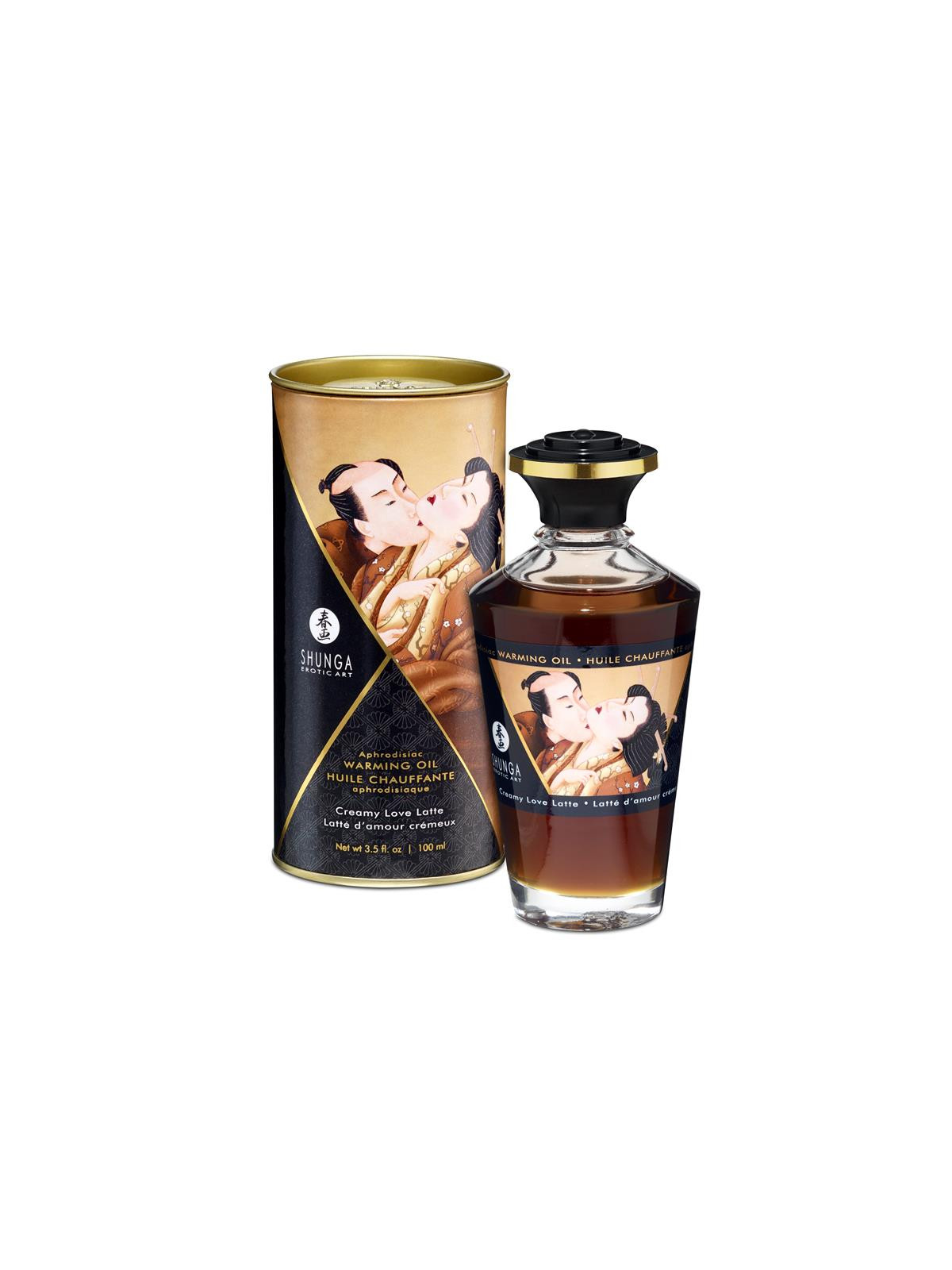 Shunga Aceite de Masaje Efecto Calor Aroma a Creamy Latte