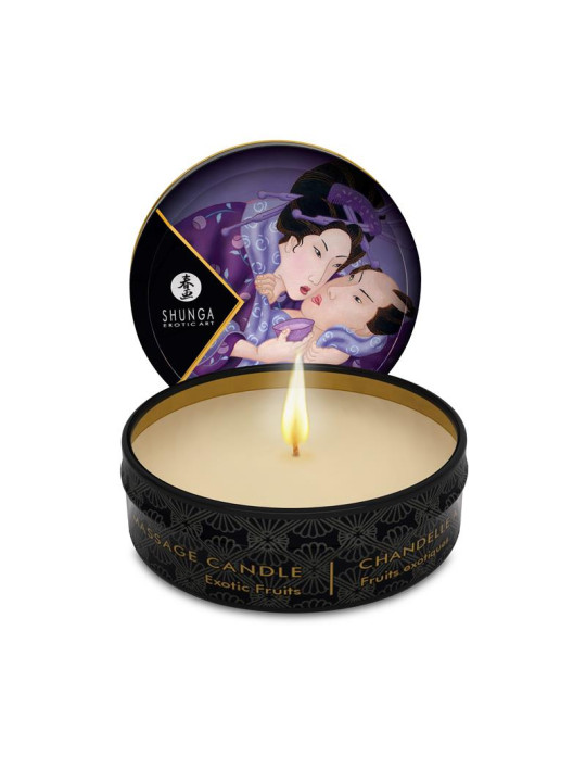 Shunga Mini Vela de Masaje Frutas Exóticas