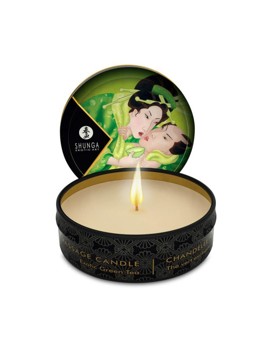 Shunga Mini Vela de Masaje Té Verde