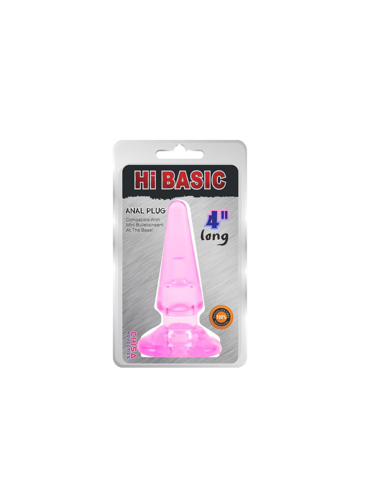 Plug Anal SASSY Rosa 10,4 x 3,2cm