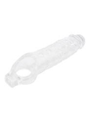 Funda para el Pene con Sujeción para Testículos Mighty Transparente