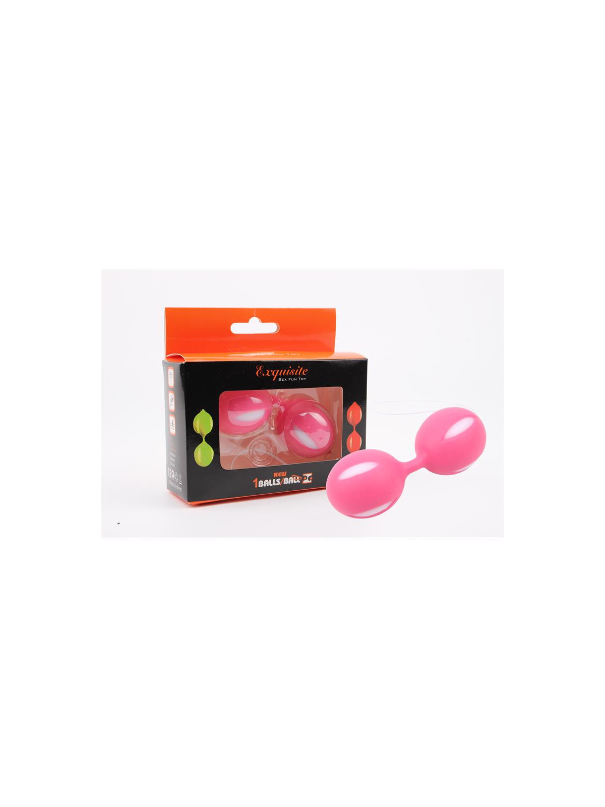 Bolas Ben Wa Silicona 10.3 cm Rosa