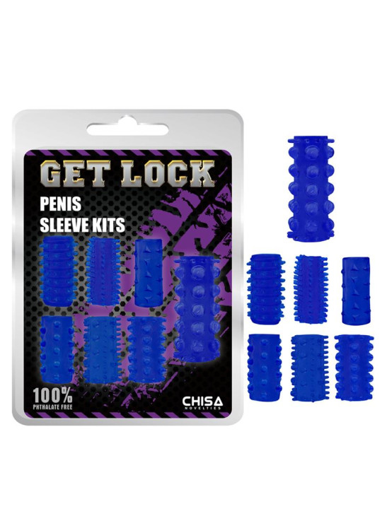 Kit de Fundas para el Pene Azul