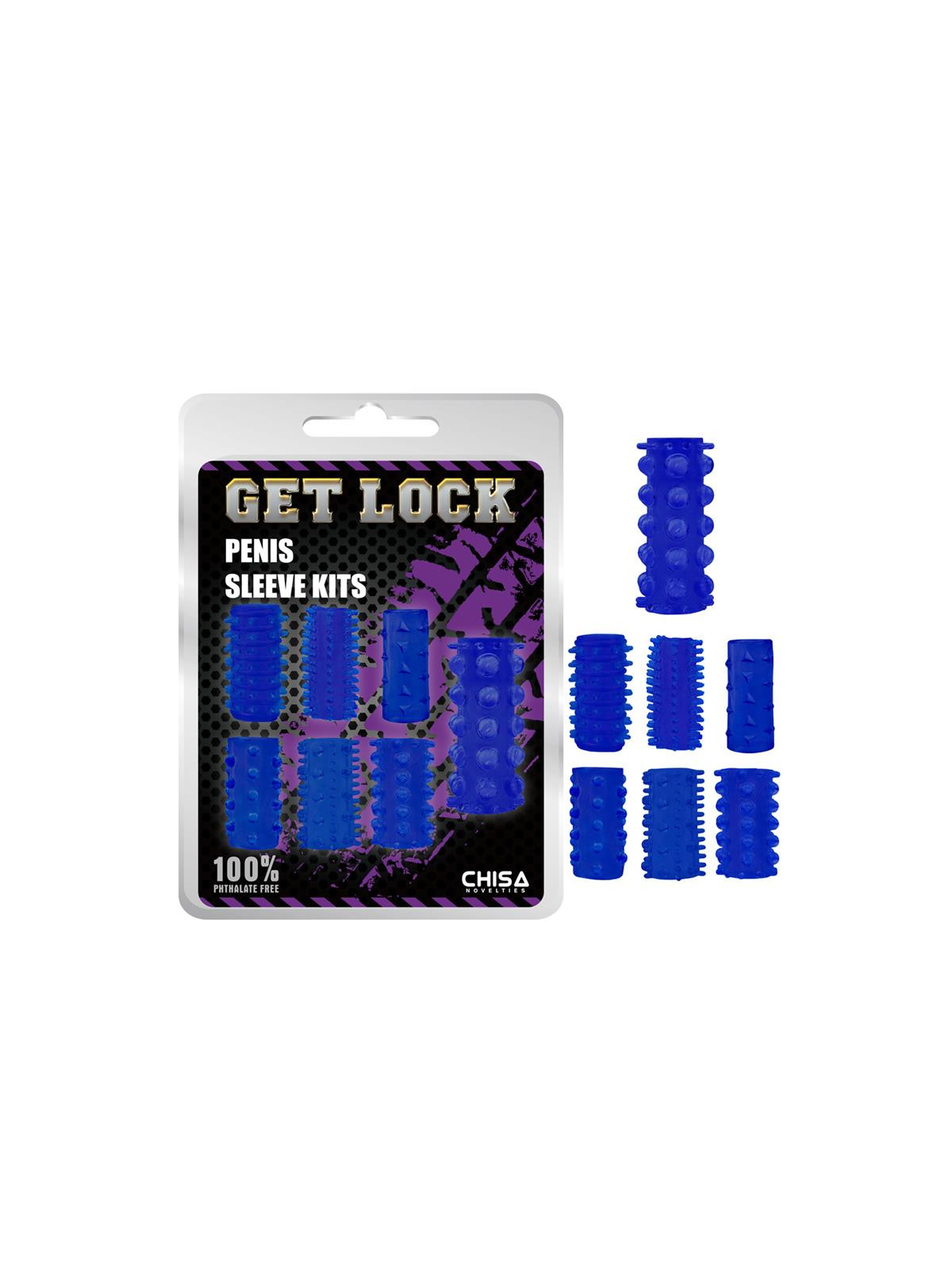 Kit de Fundas para el Pene Azul