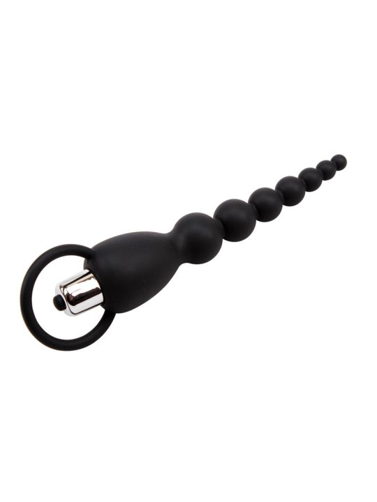 Cadena Anal Elite Power 19.5 cm Silicona Negro